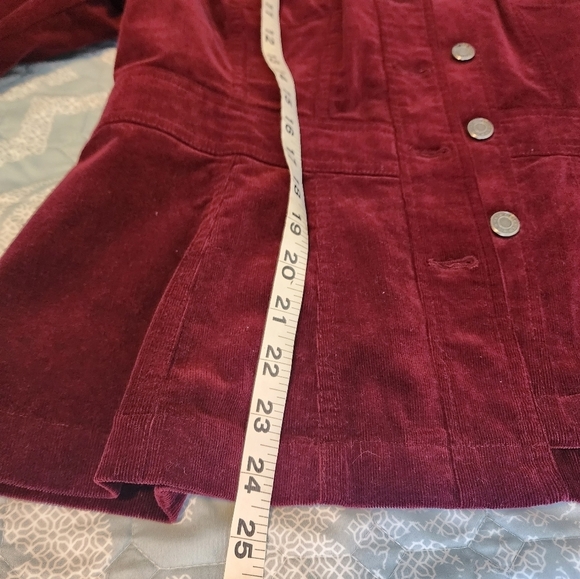 Crazy Horse Burgundy Corduroy Jacket Size L - Picture 5 of 5